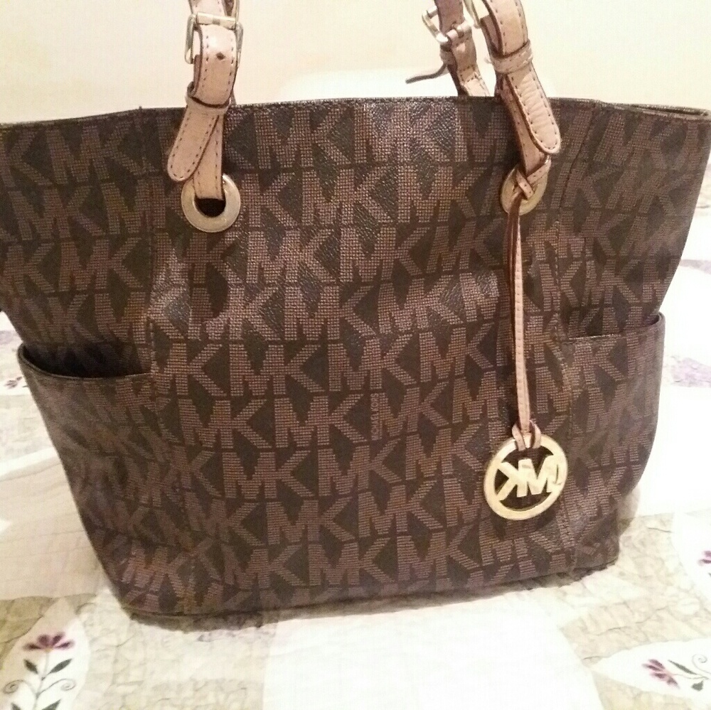 Michael Kors signature pvc tote